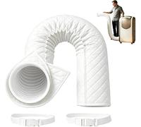 Lot de 4 Manchon Isolation Tuyau Climatisation 150 x 53 CM, Housse Protection Tuyau Évacuation Climatiseur Portable pour 5.9 In, pour Usage Maison et