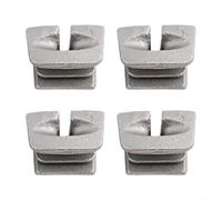 Lot de 4 manchons à œillets en métal pour tête de débroussailleuse C 36-2 C 46-2 C 56-2 et 30-2 Pièces de brosse de rechange robustes Accessoires de jardin Kit de matériel en acier Construction facile