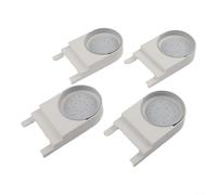 Lot de 4 mangeoires d'entrée en plastique pour ruche - Accessoires de ruche pour distributeur de sirop de miel et station d'eau apiaire - Design de prévention de la noyade pour printemps - Fournitures
