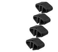 Lot de 4 marchepieds pour lit de dortoir, marches de lit superposé, tapis d'échelle, aucun outil nécessaire, ajoute confort et sécurité, s'adapte à la plupart des échelles de lit de dortoir