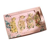 Lot de 4 marque-pages en métal avec pendentif en forme de fleur creuse pour collection amoureuse