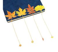Lot de 4 marque-pages rétro en métal avec pendentif en forme de feuilles sur le thème de l'automne pour les amateurs de livres