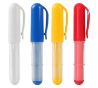 Lot de 4 marqueurs à craie pour tissu Chaco Pen rechargeables, design ergonomique pour un marquage précis du tissu, application et retrait faciles, outils de couture