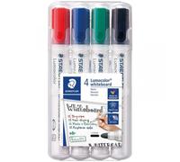 Lot De 4 Marqueurs Effaçable ? Sec - Lumocolor Whiteboard Marker Staedtler