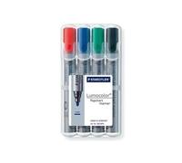 STAEDTLER LOT DE 4 MARQUEURS POUR TABLEAU DE CONFÉRENCE G