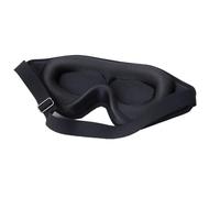 Lot de 4 masques de sommeil 3D en mousse à mémoire de forme souple 99 % bloquant les yeux Noir