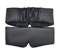 Lot de 4 masques de sommeil en satin de soie confortable pour homme et femme Noir 01