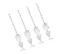 Lot de 4 mélangeurs de peinture époxy hélixs mélangeurs de peinture uniforme agitateur palette perceuse peinture outils électriques accessoires outil de mélange de ciment