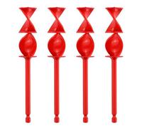 Lot de 4 mélangeurs de résines époxy hélixs pour peinture - Pour perceuse - Mélangeurs de résines - Agitateur électrique multifonction