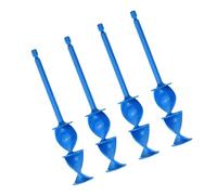 Lot de 4 mélangeurs de résines époxy hélixs pour peinture - Pour perceuse - Mélangeurs de résines - Agitateur électrique multifonction