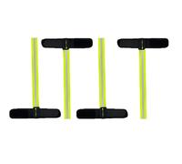 Lot de 4 menottes réglables - Réfléchissantes - Sport - Sécurité - Ski - Poignets élastiques - Gants de ski - Menottes élastiques - Gants de ski