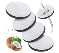 Lot de 4 MicroDisc Filtres à Eau pour Bouteilles Filtrantes Compatible avec Brita Fill & Go, Réduit les Microparticules de Chlore PFAS, Filtration Fine 3 μm et Longue Durée