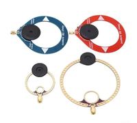 Lot de 4 mini anneaux d'antenne portables compatibles avec antenne UV en forme de donut pour une réception optimisée des ondes courtes et radio FM et assemblage facile