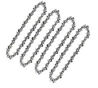Lot de 4 mini chaînes de tronçonneuse de rechange sans fil de 10,2 cm - Alimentées par batterie - Pour élagage de branches en bois