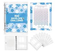 Lot de 4 mini classeurs A5 transparents en PVC pour le bureau et le rangement offrant une flexibilité dans la gestion de vos notes