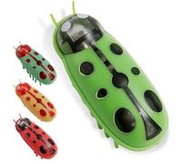Lot de 4 mini coccinelles, insectes électriques, coccinelles, souris, ladybug, taupes, coccinelles, jouets électriques pour chats et chiens, jeu d'insectes pour enfants