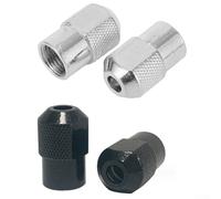 Lot de 4 mini écrous de mandrin pour outils rotatifs, M8 x 0,75 mm en alliage de zinc de rechange pour meuleuses électriques
