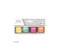 Lot de 4 mini encreurs à séchage rapide Bullet Journal - Pastel