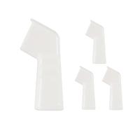 Lot de 4 mini gouttières pour tonnelle, 110 x 31 mm, défense fiable, bord goutte à goutte de toit pour camping-car, rallonge de gouttières côté gauche et droit