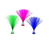 Lot de 4 mini lampes à fibre optique - Jouet sensoriel pour enfants - Pour décoration intérieure