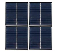 Lot de 4 mini modules de panneau solaire 0,8 W 5 V pour la maison, les projets de bricolage, les jouets