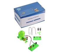 Lot de 4 mini moteurs de générateur manuel avec support de lampe d'ampoule, boîte à manivelle pour moulin à vent à lumière LED