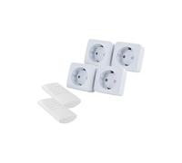 Set 4 Mini-Prises on/Off + 2 télécommande 4 canaux (SCH - Type F)