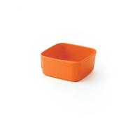 Lot de 4 mini raviers oranges, en mélamine, 18 CL, L.8*l.8*h.3.4 cm Plastorex