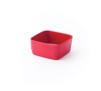 Lot de 4 mini raviers rouges, en mélamine, 18 CL, L.8*l.8*h.3.4 cm Plastorex