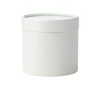 Lot de 4 mini seaux à fleurs créatifs et portables, boîte ronde simple for bouquet, étui for, for la fête des mères pour Douquet de Fleuriste(Light green)