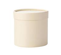 Lot de 4 mini seaux à fleurs créatifs et portables, boîte ronde simple for bouquet, étui for, for la fête des mères Pour Fleurs(Yellow)