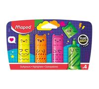 Lot De Mini Surligneurs Fluo Format Compact Multicolore TU