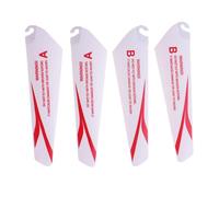 Lot de 4 mini ventilateurs de rechange pour hélicoptère radiocommandé 9 cm pour hélicoptères télécommandés N7