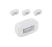 - Lot de 4 minis détecteurs de mouvement sans fil - portée 10m - éclairage réglable - Blanc - Chacon