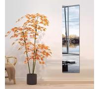 Lot de 4 miroirs autocollants en acrylique pour murs, grand miroir HD, incassable, sans cadre, miroir de maquillage long sans verre, idéal pour salle de jeux pour bébés et enfants