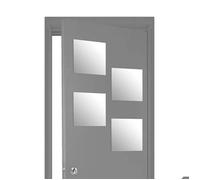 Lot de 4 miroirs carrés adhésifs 30X30