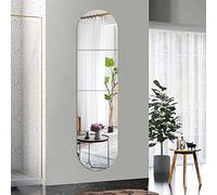 Lot de 4 miroirs muraux en plexiglas acrylique à coller sur toute la longueur du corps - 30,5 x 30,5 cm - Sans cadre - Carré - Pour la maison, l'entraînement, la salle de sport, le couloir, le