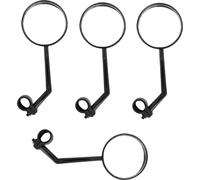 lot de 4 miroirs pour vélo | Miroir de guidon pivotant à 360° | Rétroviseur avec position de montage adaptée à la gauche et à la droite | Miroir vélo avec grand angle pour VTT vélo de course vélo élec