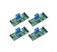Lot de 4 modules de comparateur de tension LM393, 4,5-28 V double sortie signal forme d'onde avec potentiomètre pour projets de capteur de vibration photosensible à la température