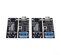 Lot de 4 modules de déclenchement USB C pour pd 5-20 V 100 W Charge rapide pour alimentation de type C Banque d'alimentation pour ordinateur portable pour test de chargeur (borniers)