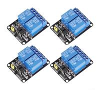 Lot de 4 modules de relais double voie 12 V 24 V avec optocoupleur pour un fonctionnement stable dans les réseaux de capteurs et actionneurs distribués (24 V)
