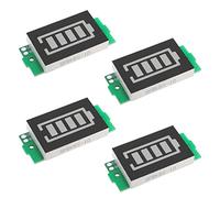 Lot de 4 modules d'indicateur de capacité de batterie 3-34 V 5 mA compatibles avec 1S 2S 3S 4S 5S 6S 7S 8S