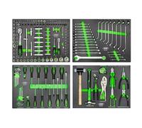 Lot de 4 Módulos EVA CARBONO pour CARRO DE HERRAMIENTAS