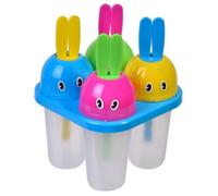 Lot de 4 Moules à Glace Réutilisables en Forme de Lapin Démoulage Facile et Pratique