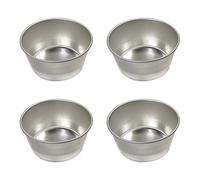 Lot de 4 moules à muffin en fer blanc Gobel