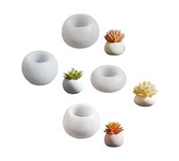 Lot de 4 moules de cuisson réutilisables en silicone pour créer des conteneurs de stockage et des supports en résine de qualité alimentaire