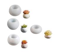 Lot de 4 moules de cuisson réutilisables en silicone pour la création de conteneurs de stockage et de supports de résine moules en silicone pour projets de résine époxy