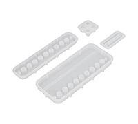 Lot de 4 moules en époxy pour stylos - Démoulage facile - Doux et résistant aux déchirures - Support de téléphone portable pour loisirs créatifs - Moule polyvalent en silicone pour projets créatifs