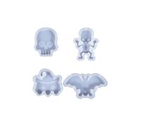 Lot de 4 moules en silicone réutilisables, lavables et durables pour la fabrication de bougies, faciles à démouler, décorations d'intérieur