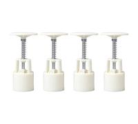 Lot de 4 moules pour gâteaux de lune en forme de | Moule à biscuits pressable pour boulangers, parents, débutants, professionnels, maison, appartement, fête, école, projet